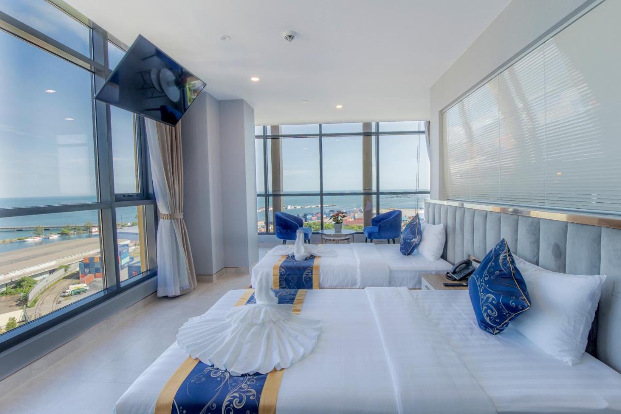Seascape Palace Hotel Sihanoukville Bagian luar foto