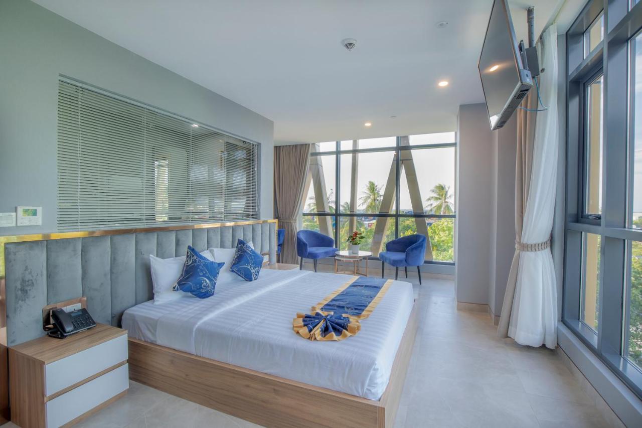 Seascape Palace Hotel Sihanoukville Bagian luar foto